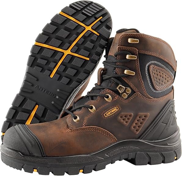 Composite Toe Waterproof Safety Boots for Men